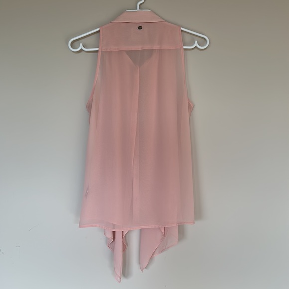 Guess Pink Blouse Size Small - Picture 2 of 3